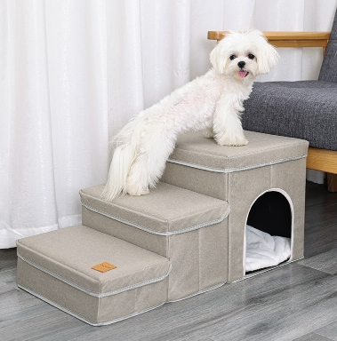 Cat Kennel Cage Multifunctional Dog Stairs Upper Bed Sofa Puppy Climbing Pet Supplies